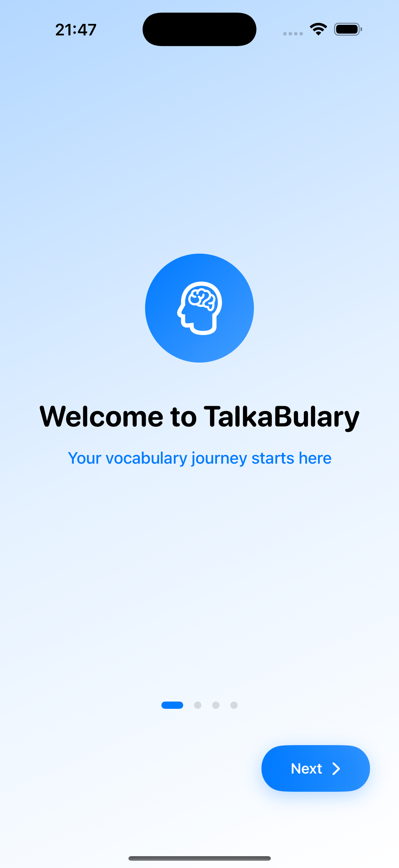 Onboarding Step 1
